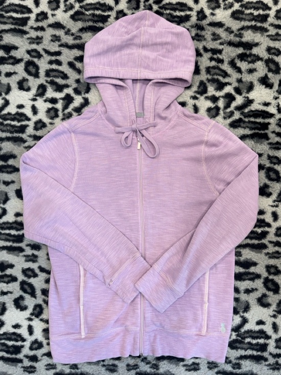 Tommy Bahama Tops - Tommy Bahama Lavender Zip Hoodie
